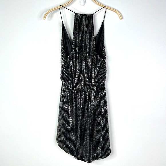 Parker NWD Beaded Black Mini Dress‎ Size S* - Picture 2 of 8